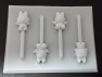 596sp Small La Monster Doll Chocolate or Hard Candy Lollipop Mold